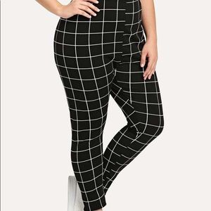 Checkered Hi-Waisted Leggings